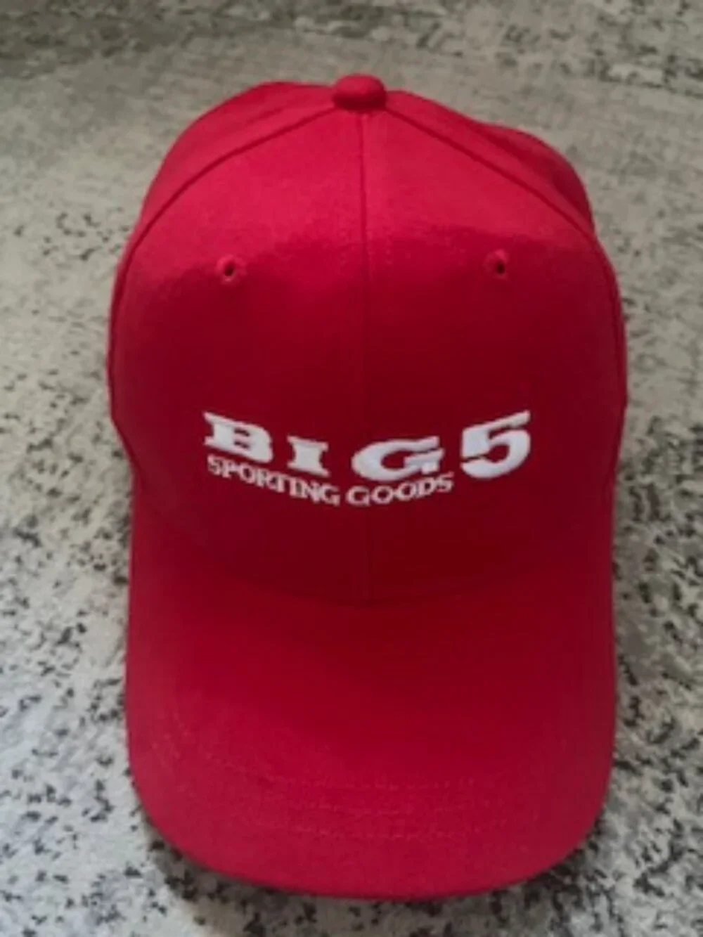 🧡3/15 BIG 5 Sporting Goods Red Cap Unisex One Size (but fits S/M best)